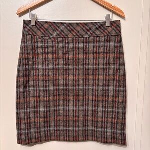 Plaid Women's Skirt - Black, Red, Gray